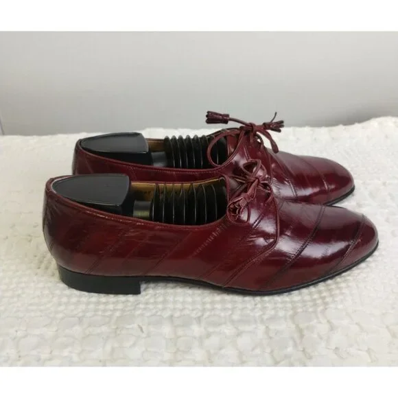 Carlo Morandi Men's Wine Shoes/Oxfords Size 8.5M SKU 2150